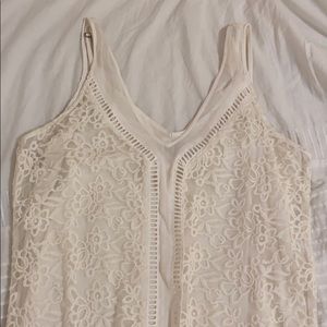 Abercrombie white lace dress